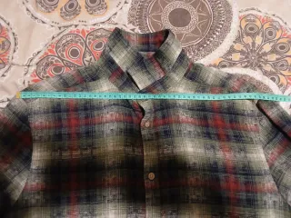 Camisa Springfield Cuadros Verde y Rojo Talla XL