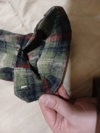 Camisa Springfield Cuadros Verde y Rojo Talla XL