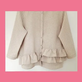 Blusa Zara Lino talla XL