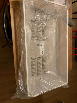 Cesto rejilla KOMPLEMENT IKEA blanco