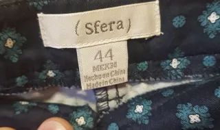 Pantalones Sfera Estampados Azul Talla 44