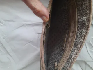 Cartera de mano piel Salvador Bachiller beige