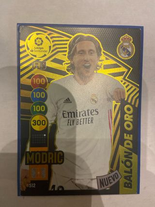 Tarjeta Modric Balón de Oro Adrenalyn