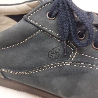 Hogan vintage scarpe stringate camoscio blu 46