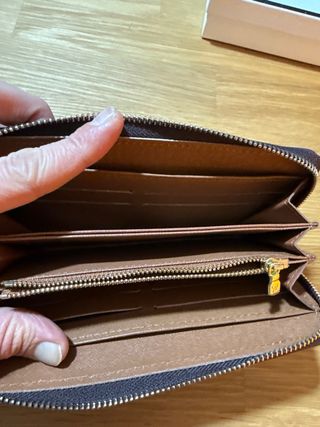 Portafoglio Louis Vuitton Marrone