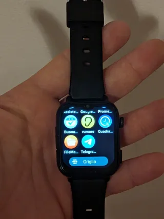 Watch-phone Smartwatch 4G Android 8.1 Nero