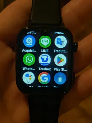 Watch-phone Smartwatch 4G Android 8.1 Nero
