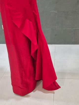 Vestido Fiesta Carolina Herrera Rojo Largo