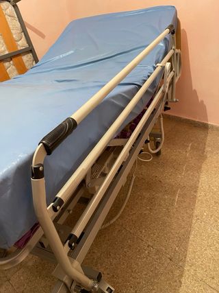 Cama Geriatrica Articulada Eléctrica con Mando