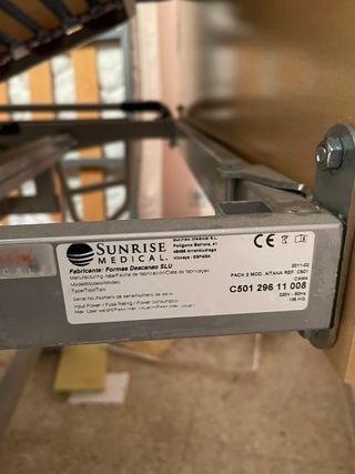 Cama Geriatrica Articulada Eléctrica con Mando