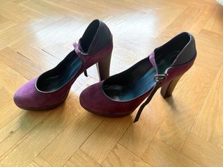 Tacones Sacha London Morados Talla 37