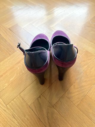 Tacones Sacha London Morados Talla 37