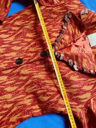 BLAZER ALTA COSTURA! AMERICANA ELEGANTE NARANJA