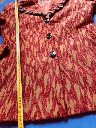 BLAZER ALTA COSTURA! AMERICANA ELEGANTE NARANJA