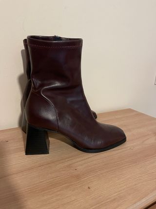 Botines burdeos