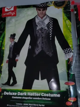 Disfraz Sombrerero Loco Tenebroso Hombre