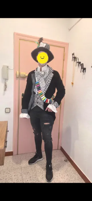 Disfraz Sombrerero Loco Tenebroso Hombre