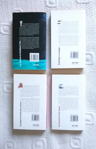 Lote 4 Libros de Mark Twain