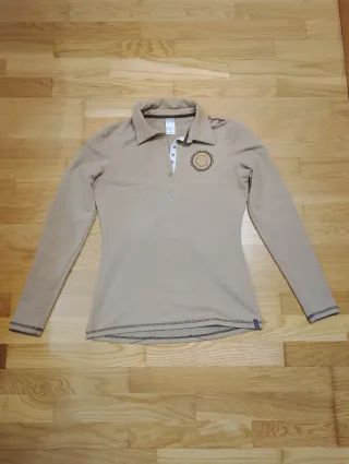 Polo manda larga equitación fouganza talla s beige