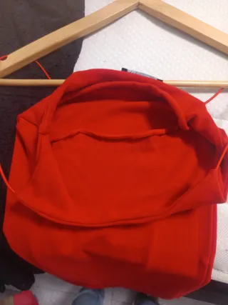 Vestido rojo midi tirantes