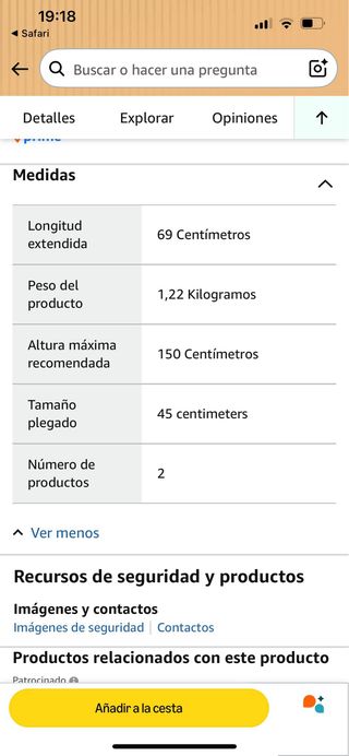 Muletas de codo infantiles