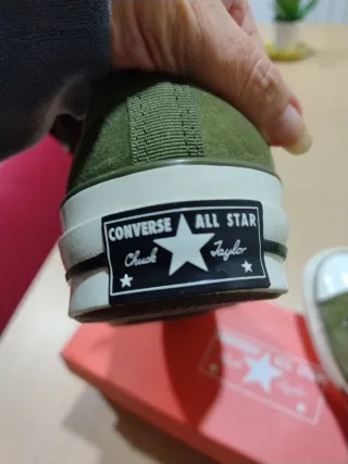 Bambas Converse Verde Militar Sin Estrenar.