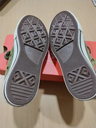 Bambas Converse Verde Militar Sin Estrenar.