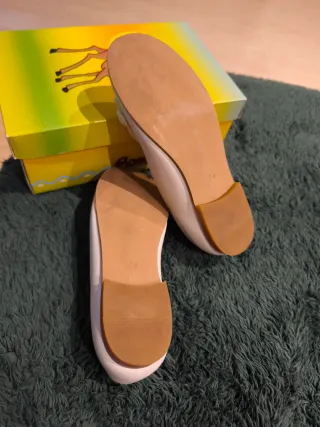 Zapatos comunión niña,blanco rotonacarado numero33