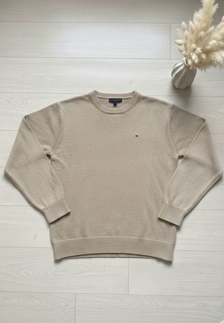 Jersey Tommy Hilfiger Beige Algodón Vintage