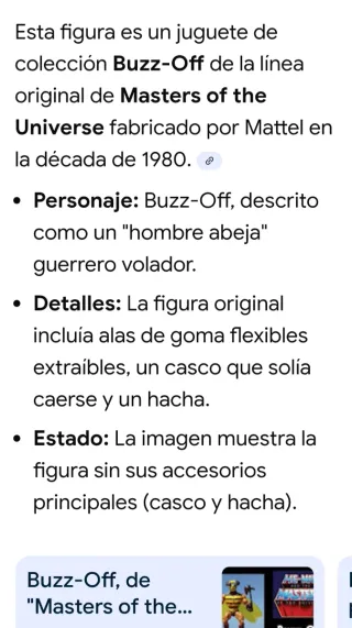 Máster Of the universe. Buzz-Off. De 1983.