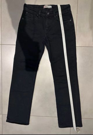 Levi's 627 Mujer Vaqueros Negros Straight Fit