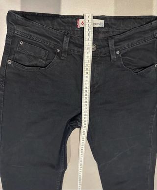 Levi's 627 Mujer Vaqueros Negros Straight Fit