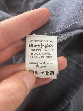 Blusa gris con raya plateada Easy Wear, T36-T38