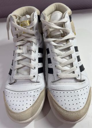 Zapatillas Adidas Top Ten Blancas y Beige