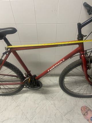Bicicleta de paseo roja