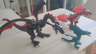 PlayMobil CONJUNTO DRAGONES y guerreros Dragón