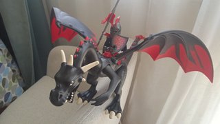 PlayMobil CONJUNTO DRAGONES y guerreros Dragón