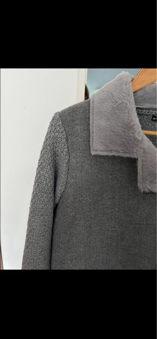 Chaqueta gris mujer nueva