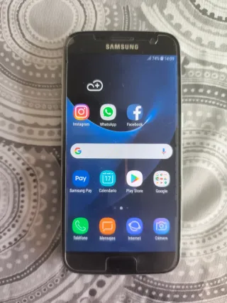 Samsung Galaxy S7 Negro/Plateado