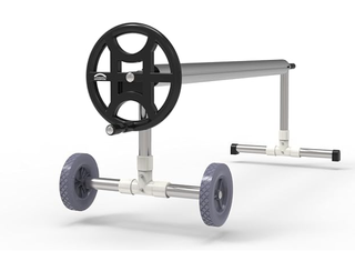 Manta Térmica Piscina 8x4+Enrollador Acero Inox.