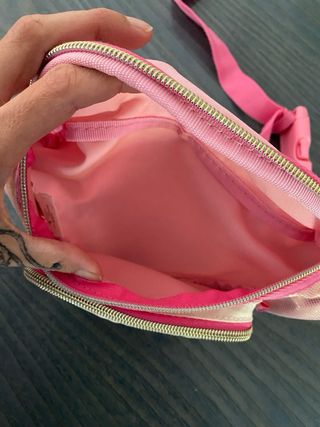 Riñonera Diddl rosa con dibujo de ratón