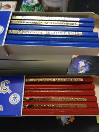 Caja 12 lápices Hispania S.L. (oro 882 y 883) nuev