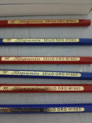Caja 12 lápices Hispania S.L. (oro 882 y 883) nuev