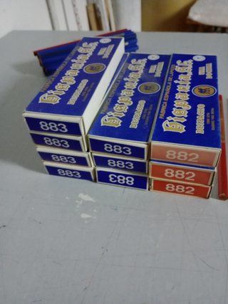 Caja 12 lápices Hispania S.L. (oro 882 y 883) nuev