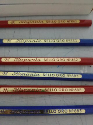 Caja 12 lápices Hispania S.L. (oro 882 y 883) nuev
