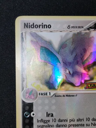 Carta Pokemon Nidorino 35 Stamped Vintage Ita
