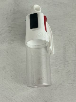 Porta penne BIC trasparente con dettagli colorati