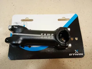 Potencia bicicleta Decathlon y Orbea.