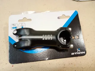 Potencia bicicleta Decathlon y Orbea.