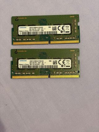 2x Samsung 8GB DDR4 RAM PC4-2400T